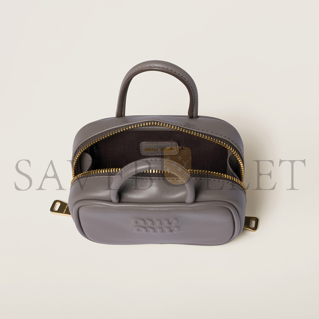 MIU MIU LEATHER MICRO BAG 5NR036 (11*7*4cm)